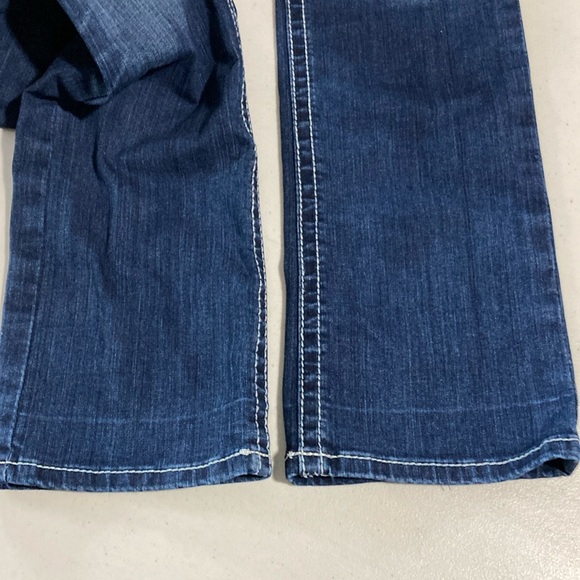 Ariat, R.E.A.L Denim, Mid Rise Straight Blue Denim Jeans. 29R - Picture 16 of 16